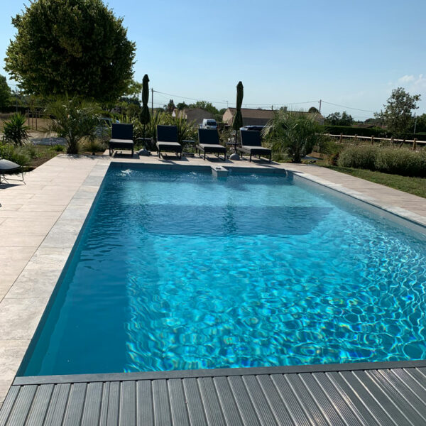 Piscine béton 12x6 membrane armée